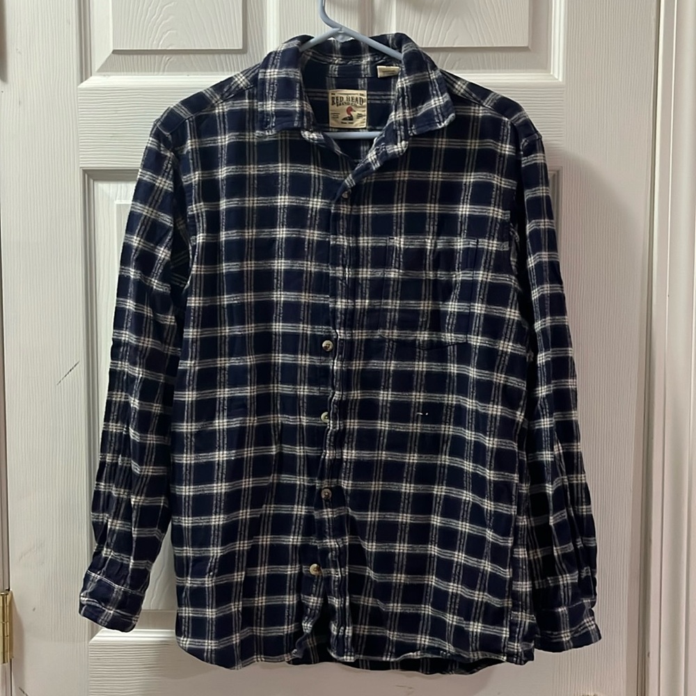 Blue and White Flannel
